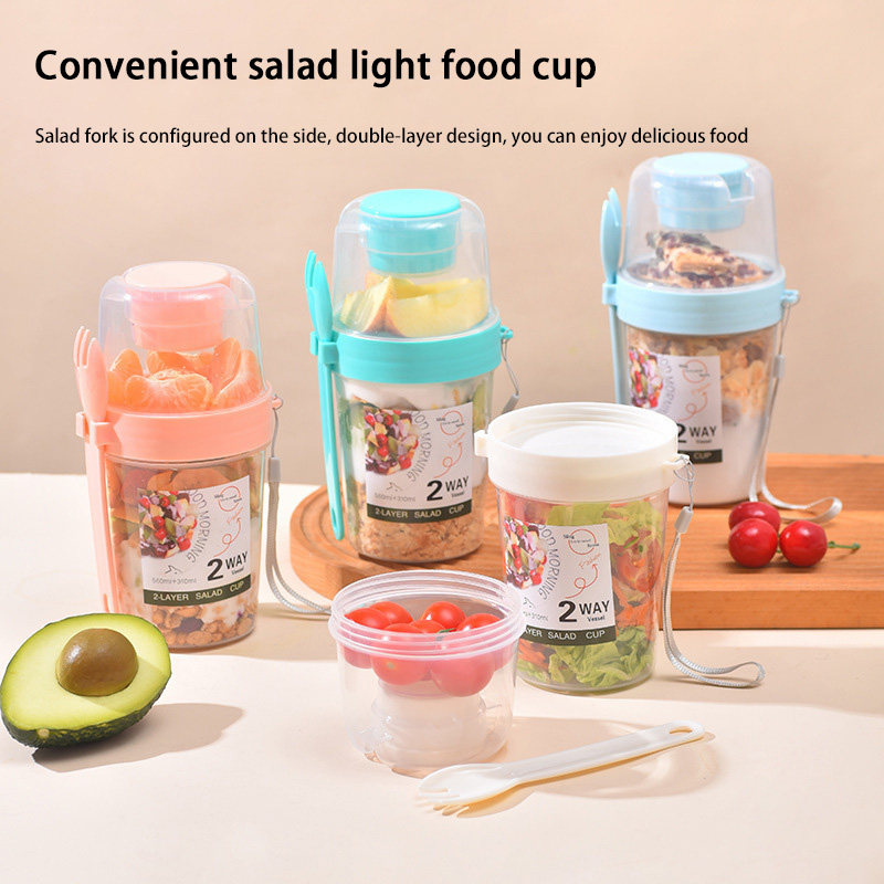 Baby Food On The Go - Портативный стакан для завтрака с крышкой