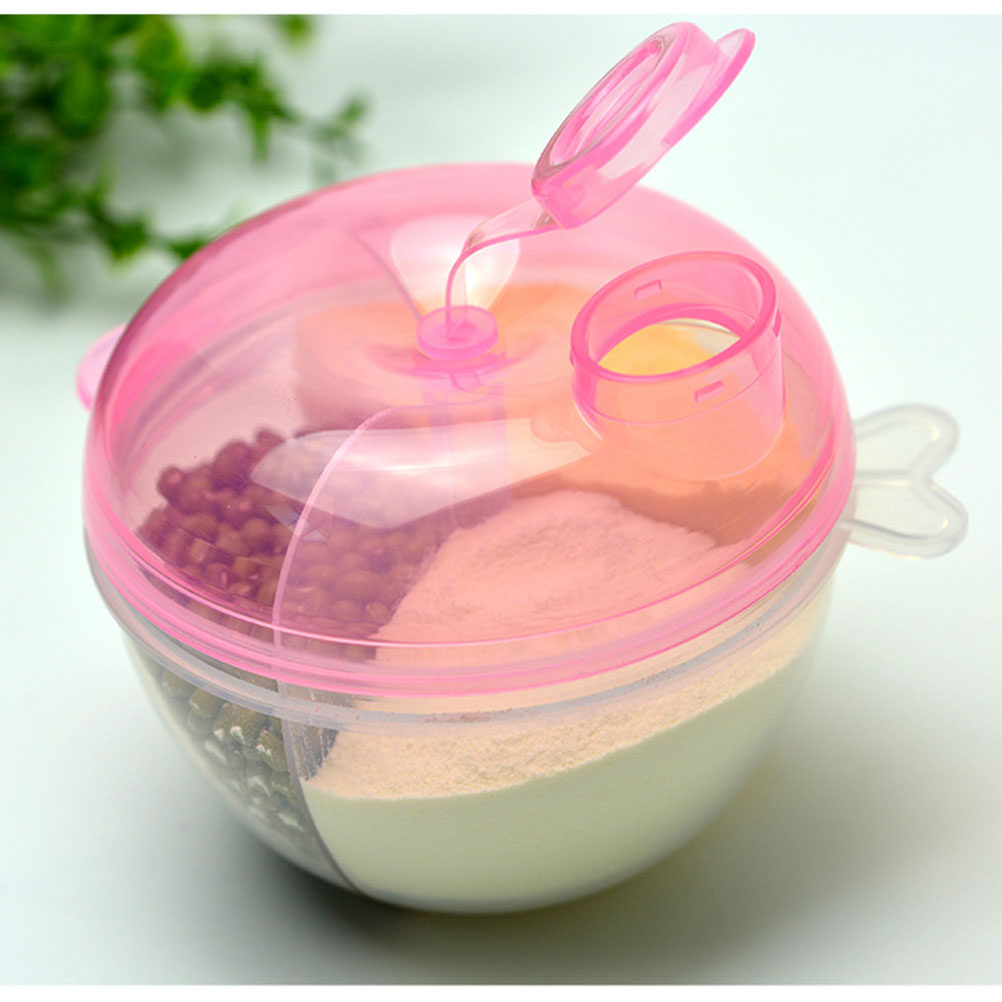 Baby Food On The Go - Диспенсер для сухого молока, розовый контейнер
