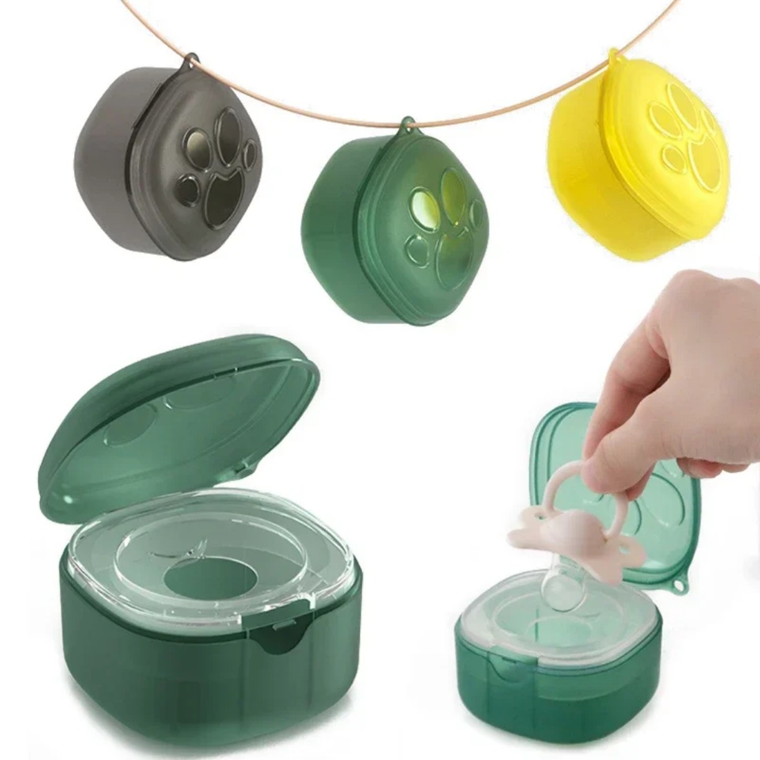 Baby Food Pacifier - Пищевая силиконовая коробка для соски, детский