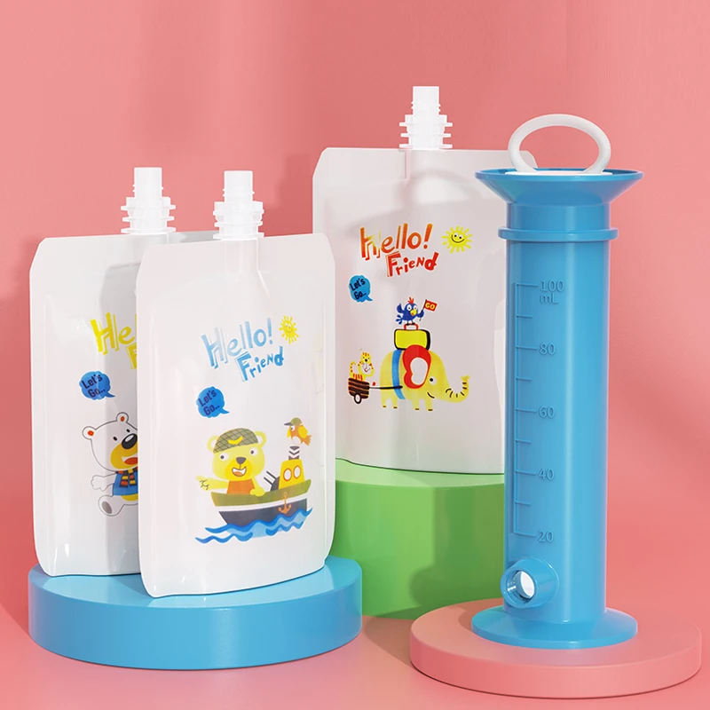 Baby Food Pouches 1 Year Old - Диспенсер для наполнения пюре с фруктами