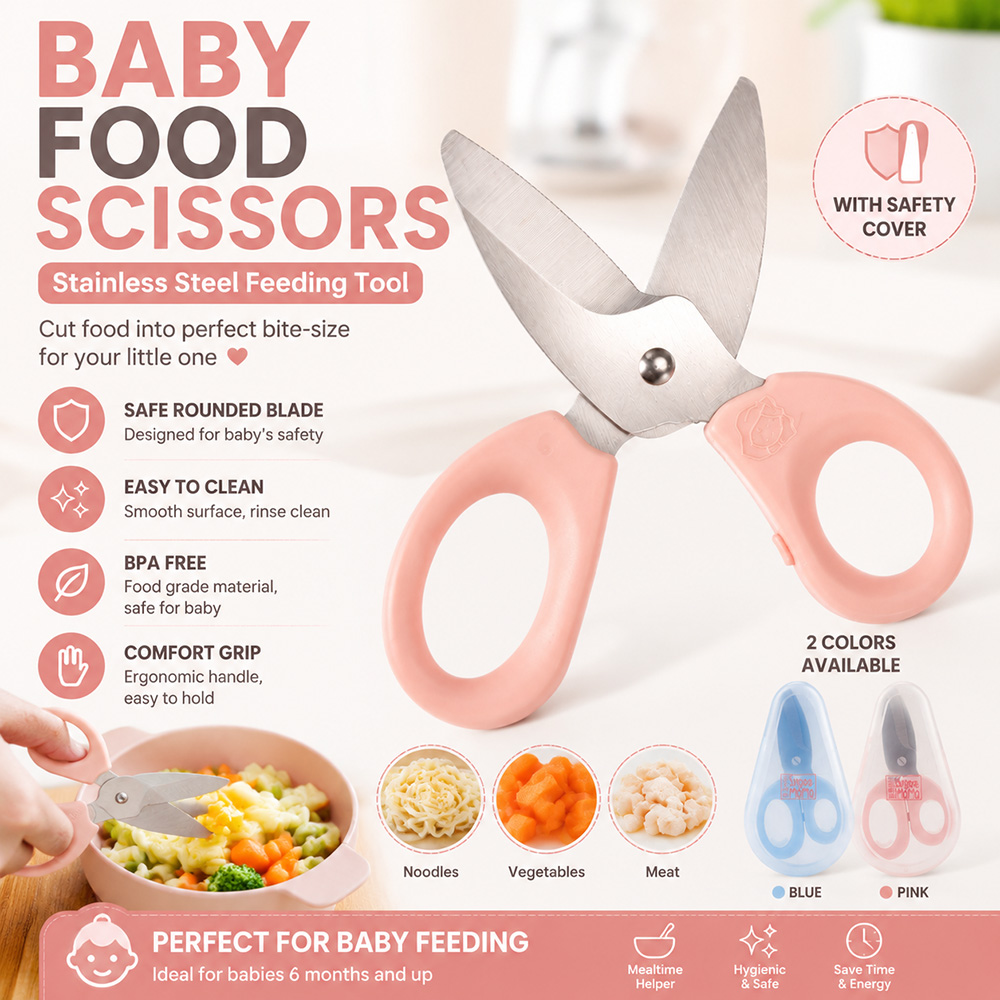 Baby Food Usa - Детские ножницы для прикорма из нержавеющей