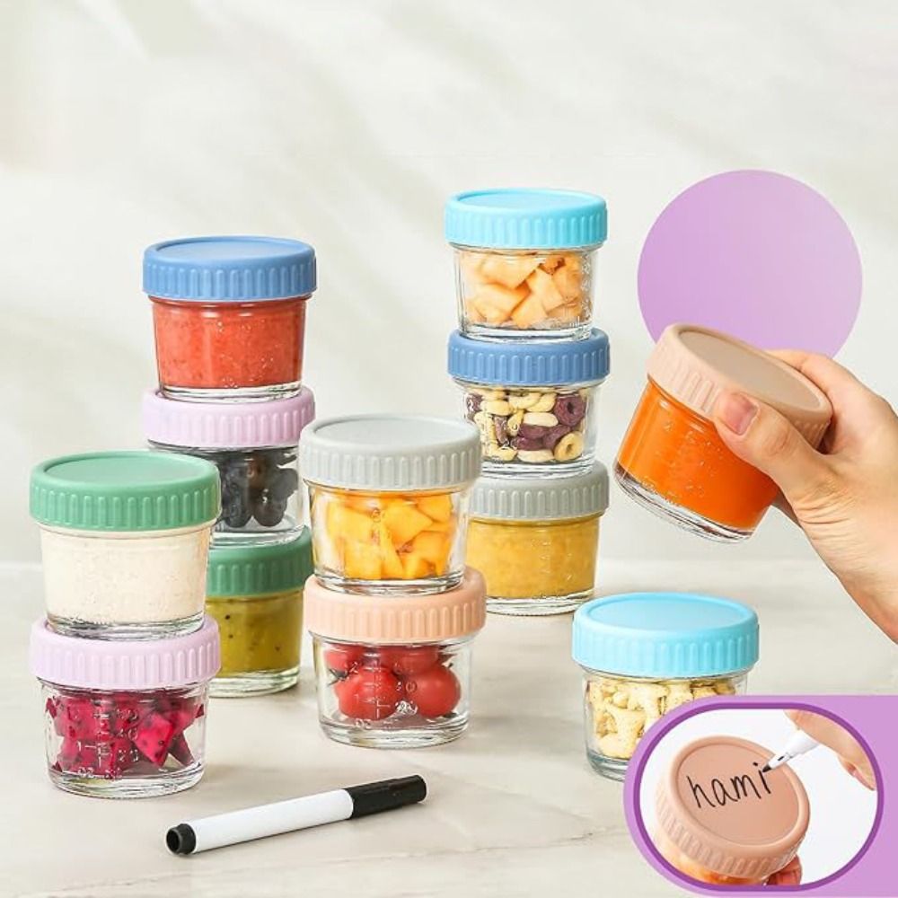 6 шт., стеклянная банка Mason  – обзор и цена Baby Food Jars With Lids