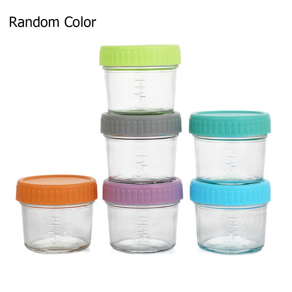 6 шт., многофункциональная сте – обзор и цена Baby Food Jars With Lids