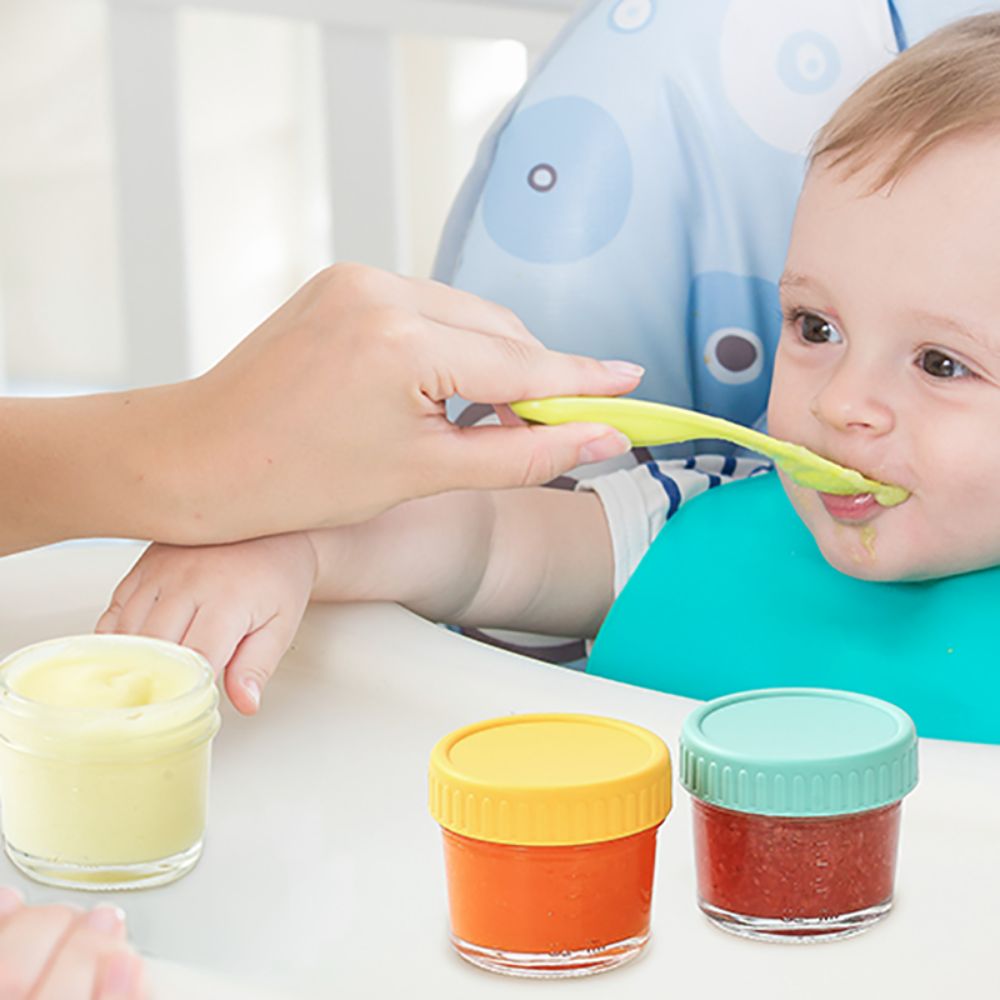 6 шт. стеклянная банка для дет – обзор и цена Baby Food Jars With Lids