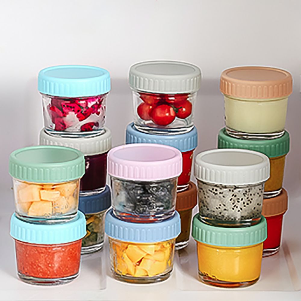 Набор из 6 многоразовых стекля – обзор и цена Baby Food Jars With Lids