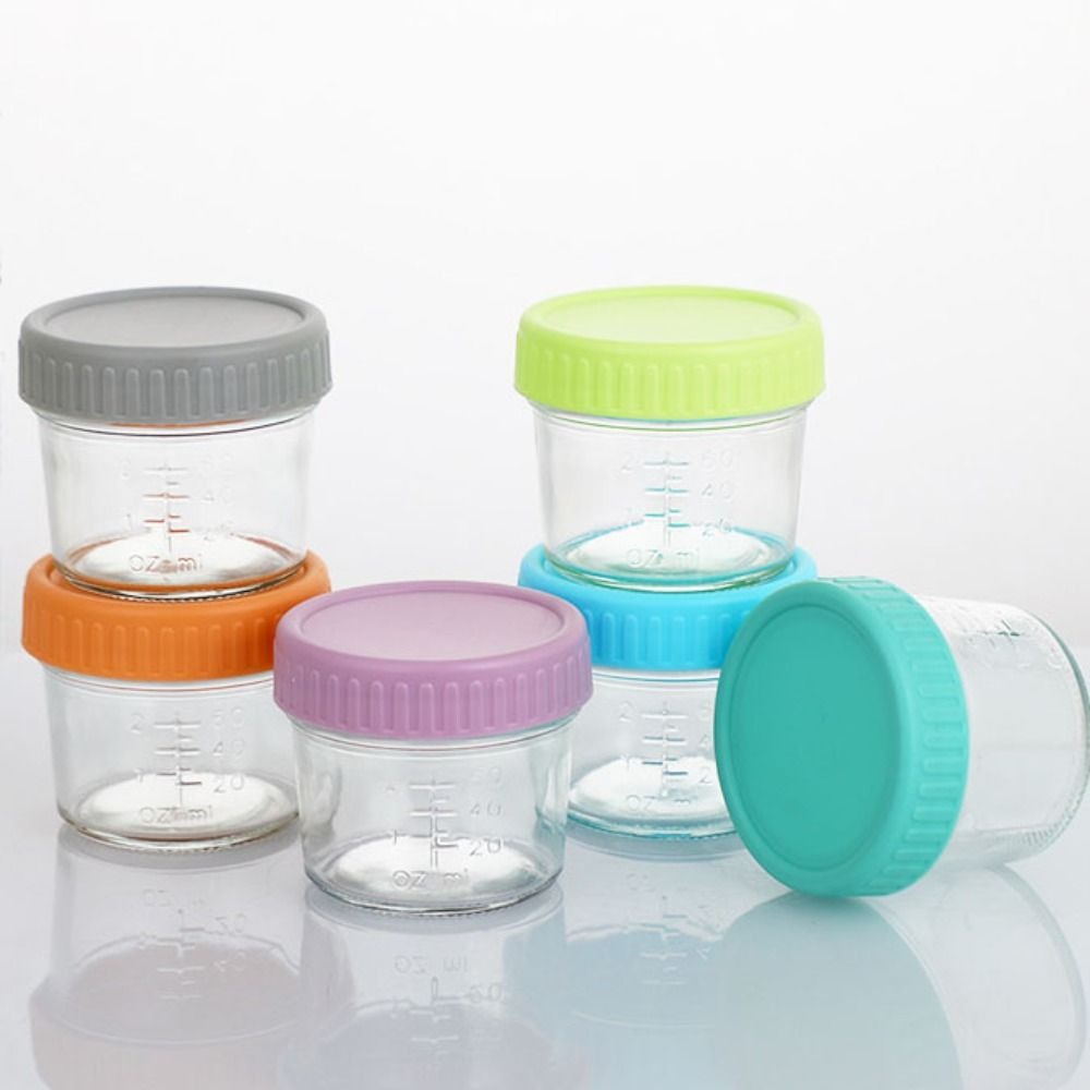 Набор из 6 многоразовых стекля – обзор и цена Baby Food Jars With Lids
