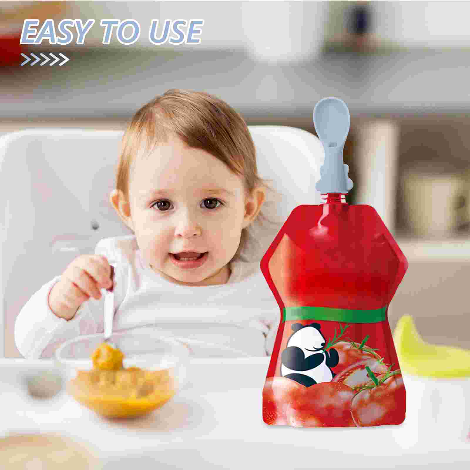 4 шт., набор ложек для детской – обзор и цена Baby Food Pouches 1 Year Old