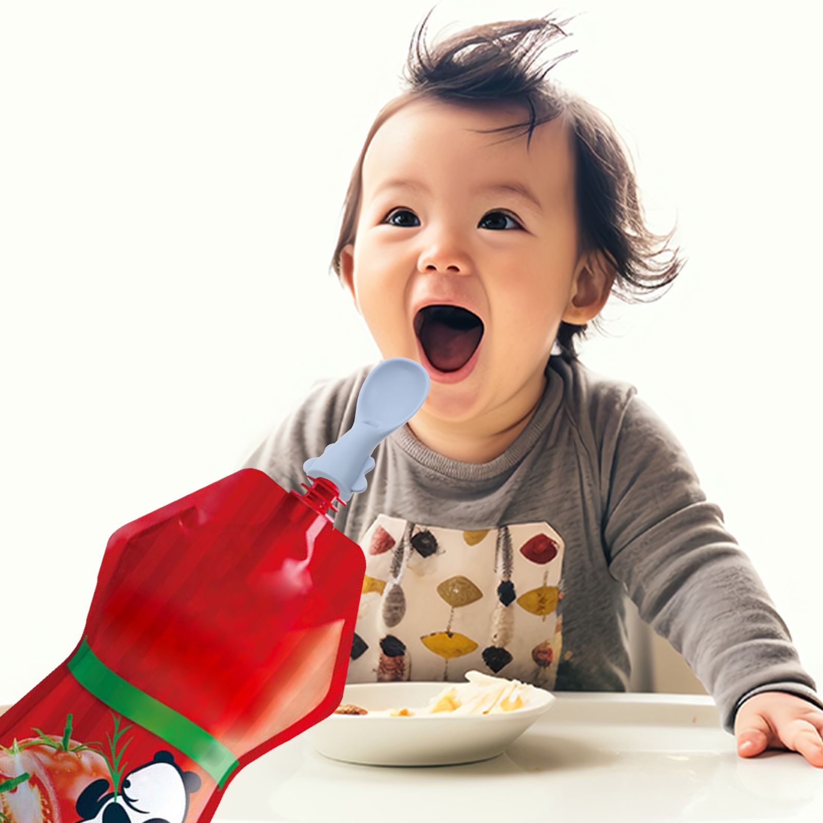 4 шт., набор ложек для детской – обзор и цена Baby Food Pouches 1 Year Old