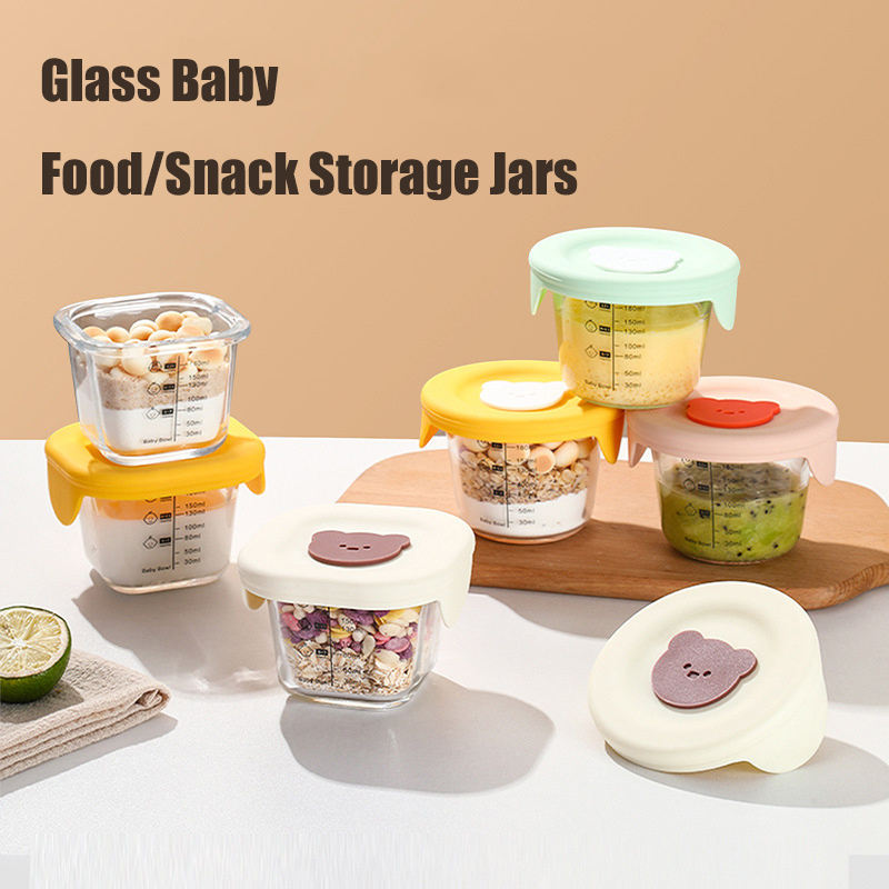 180 мл стеклянные банки для хр – обзор и цена Baby Food Jars With Lids