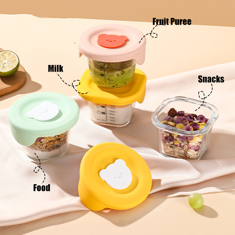 180 мл стеклянные банки для хр – обзор и цена Baby Food Jars With Lids